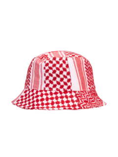 HANDMDE KEFFIYEH BUCKET HAT