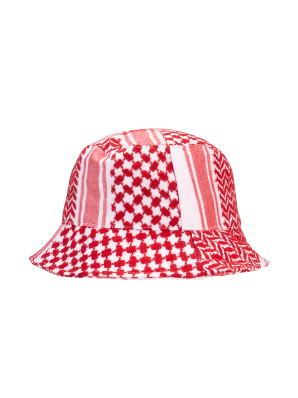 HANDMDE KEFFIYEH BUCKET HAT