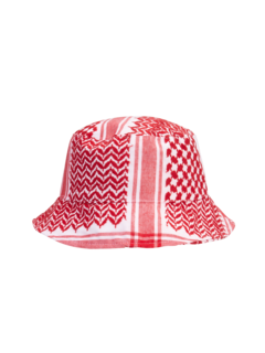 HANDMDE KEFFIYEH BUCKET HAT
