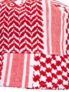 HANDMDE KEFFIYEH BUCKET HAT