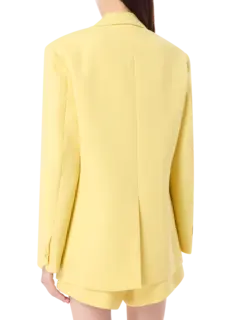 جاكيت بيانكا بقصة فضفاضة من الصوف