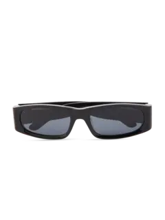 نظارة شمسية بامبي بإطار مستطيل منحني