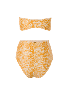 Tortoise High-Waisted Bikini