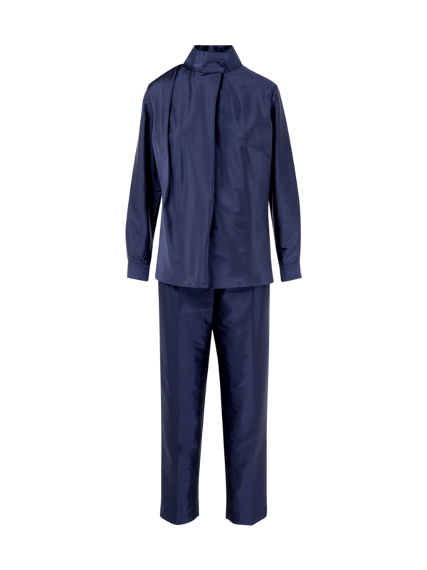 Sets of 2 turtle top w/ exaggerated sleeve w/ trouser