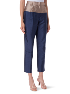 Sets of 2 turtle top w/ exaggerated sleeve w/ trouser
