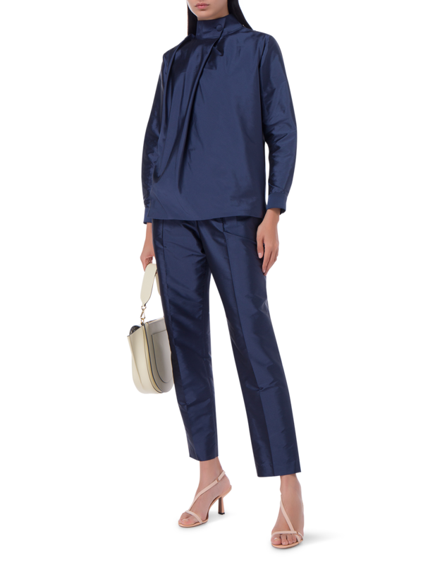 Sets of 2 turtle top w/ exaggerated sleeve w/ trouser