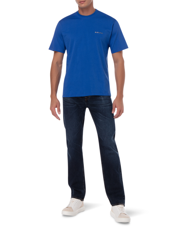 SHORT SLEEVE T-SHIRT WITH METAL LOGO