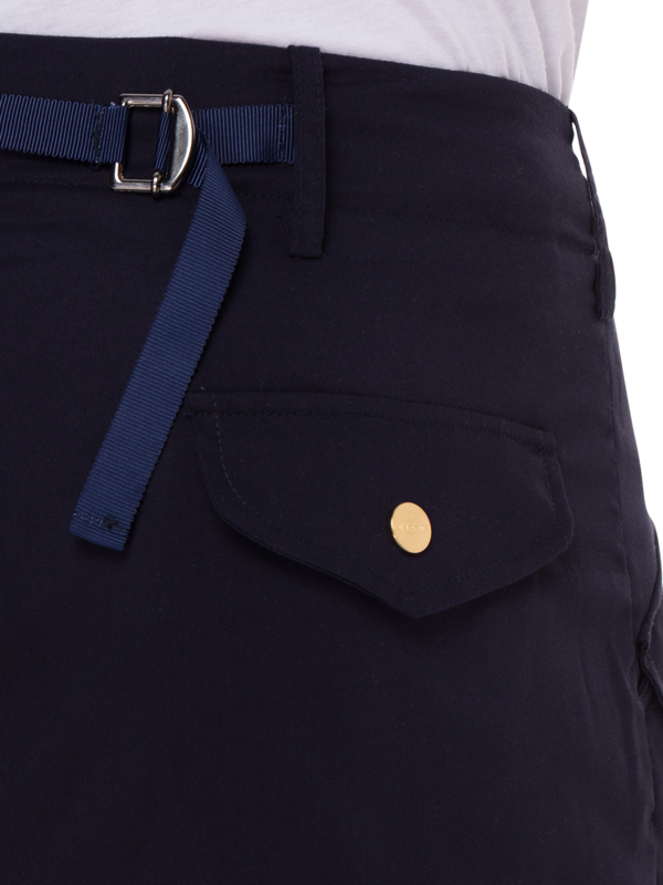 CARGO PANTS WITH METAL LOGO