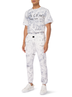 Logo Marbled Joggers