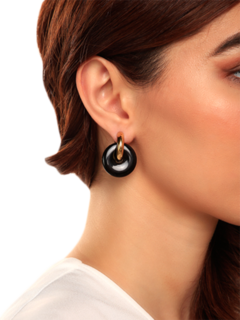Mismatched Golden Huggie Earrings