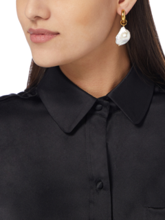 Blue & White Mismatched Earrings