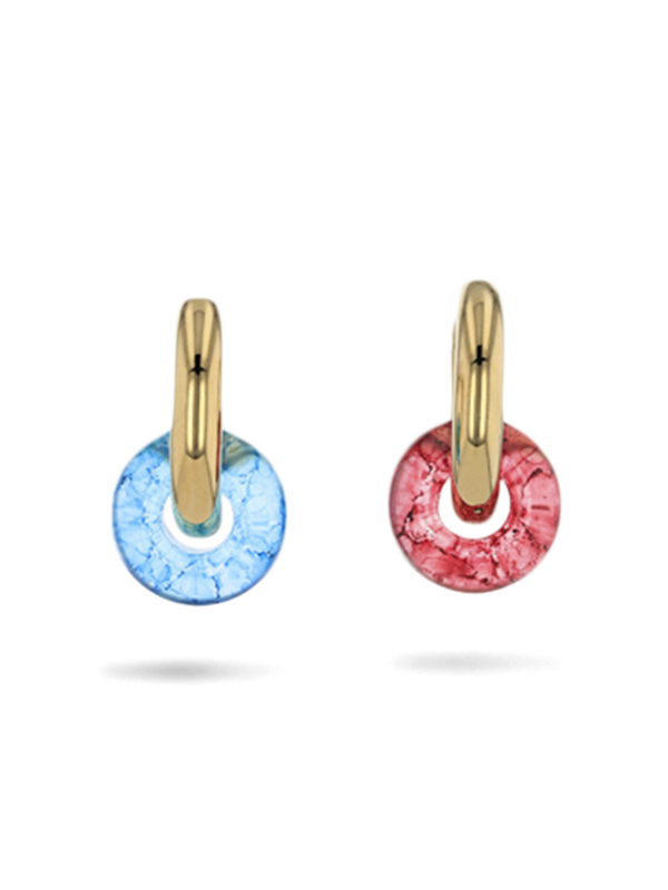 Mismatched Golden Huggie Earrings