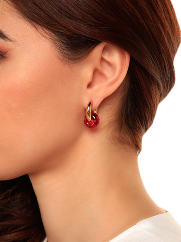 Mismatched Golden Huggie Earrings