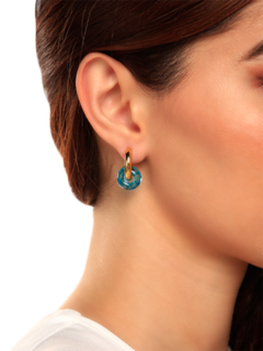 Mismatched Golden Huggie Earrings