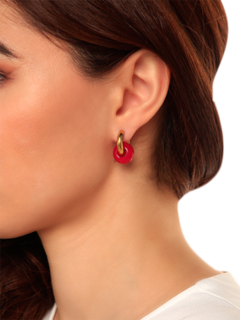 Mismatched Golden Huggie Earrings