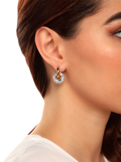 Mismatched Golden Huggie Earrings