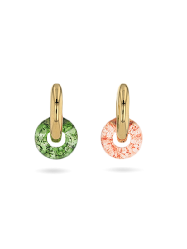 Mismatched Golden Huggie Earrings