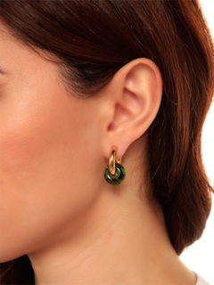 Mismatched Golden Huggie Earrings