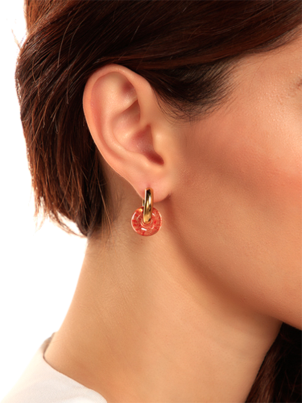 Mismatched Golden Huggie Earrings