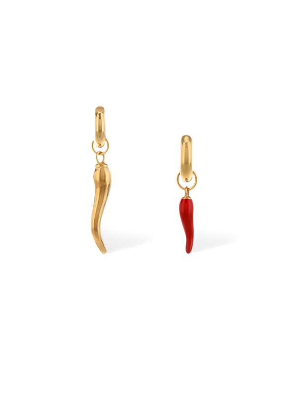 Chilli Hoop Earrings