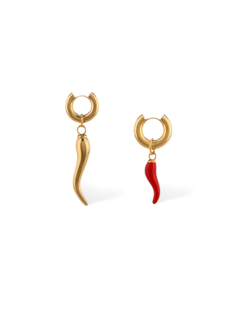 Chilli Hoop Earrings