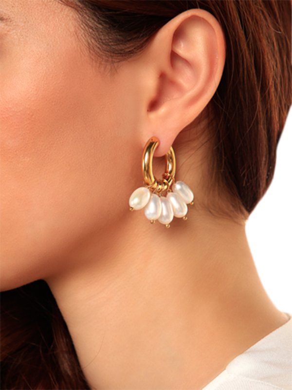 Mismatched Golden Huggie Earrings