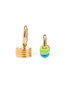Mismatched Donut Earrings