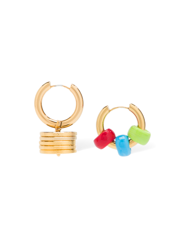Mismatched Donut Earrings
