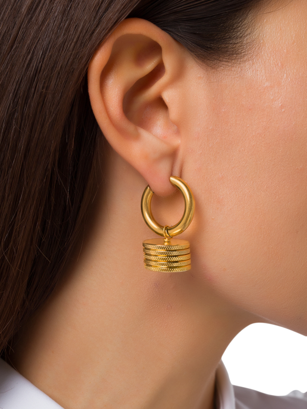 Mismatched Donut Earrings