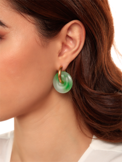 Mismatched Golden Huggie Earrings