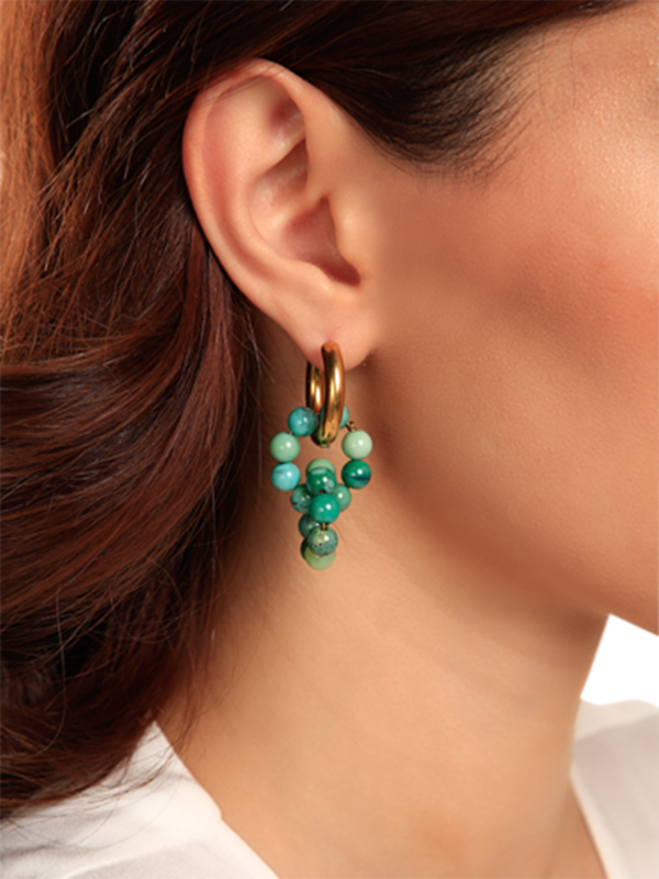 Mismatched Golden Huggie Earrings