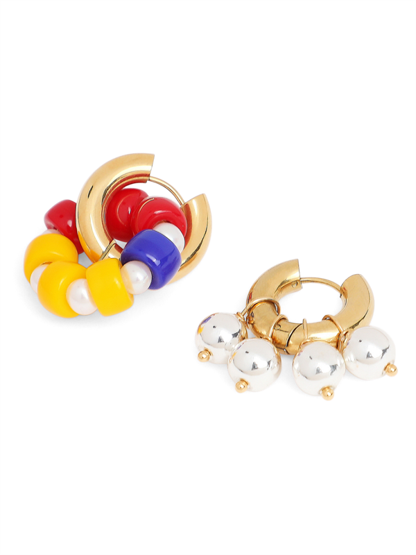 Multicolour Mismatched Earrings