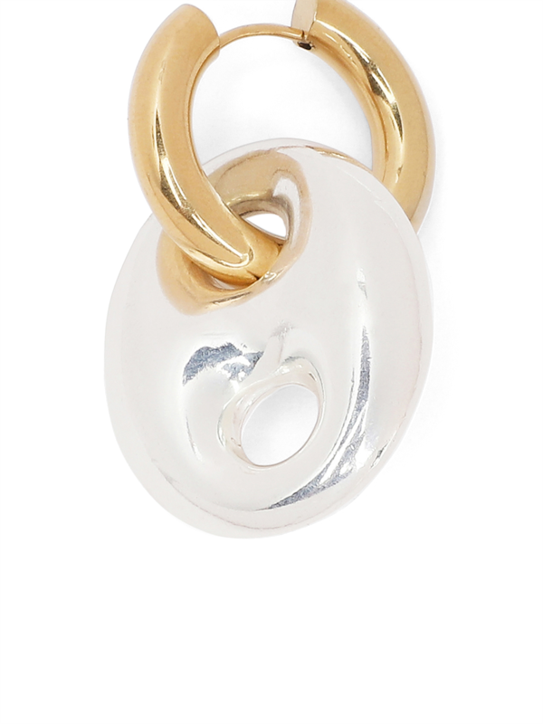 Silver & Gold Huggie Earrings