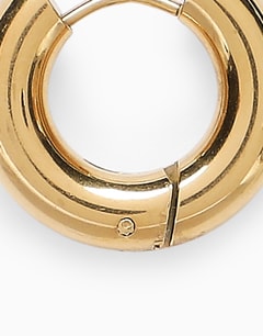 Silver & Gold Huggie Earrings