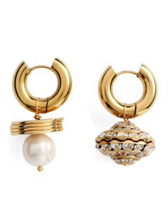 Golden Mismatched Earrings