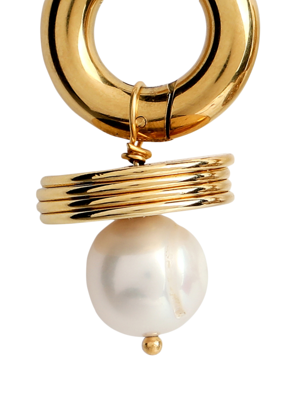 Golden Mismatched Earrings