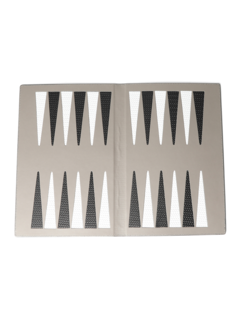 لعبة طاولة بتأثير جلد الحقائب الفاخرة