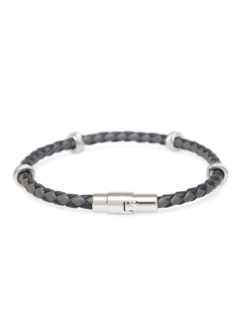 Grey Tyre Beads Bracelet