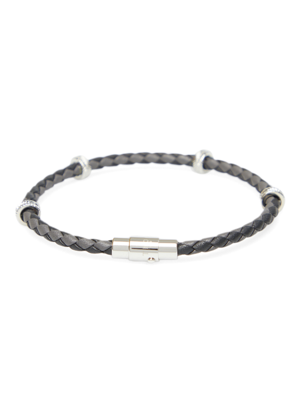 Grey Tyre Beads Bracelet