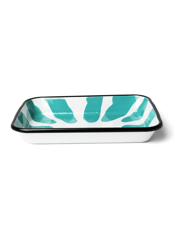 Printed Turquoise Serveware