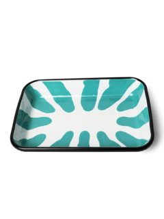 Printed Turquoise Serveware
