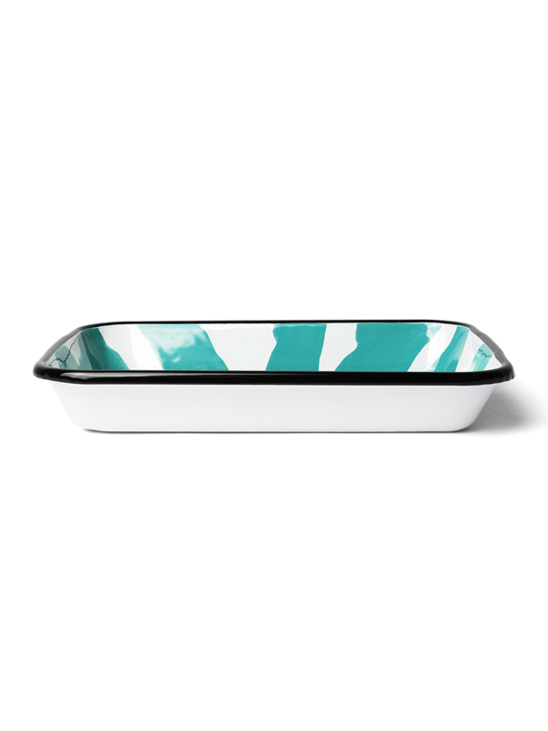 Printed Turquoise Serveware