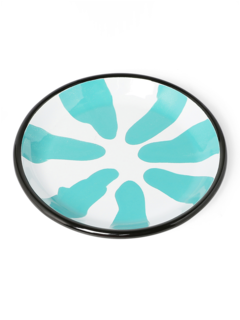 Turquoise A Little Color Dessert Plate
