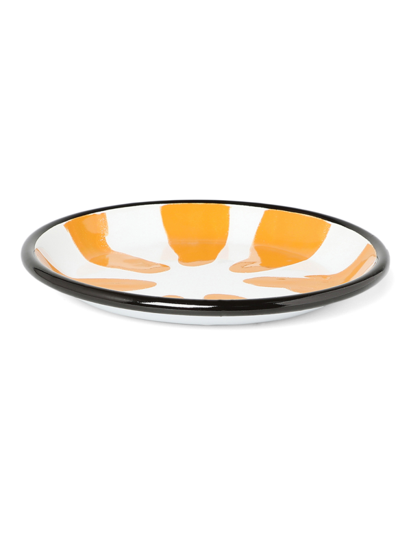 Yellow A Little Color Dessert Plate