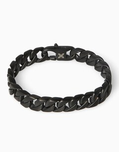 Metallic Black Chain Bracelet