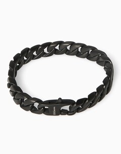 Metallic Black Chain Bracelet