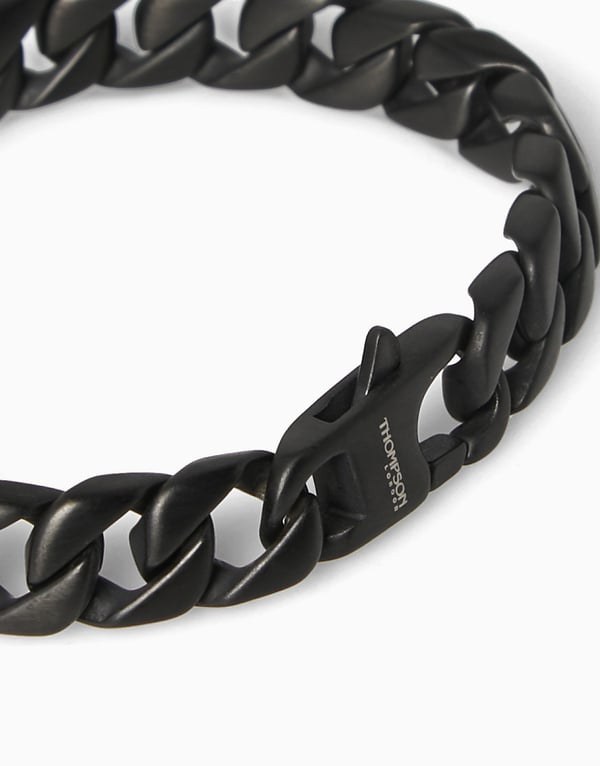 Metallic Black Chain Bracelet