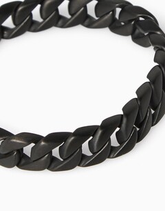 Metallic Black Chain Bracelet