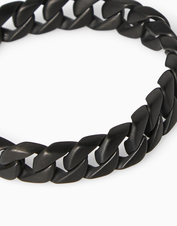 Metallic Black Chain Bracelet