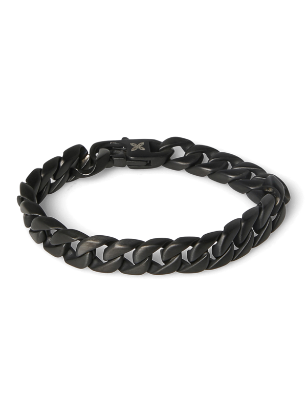 Metallic Black Chain Bracelet